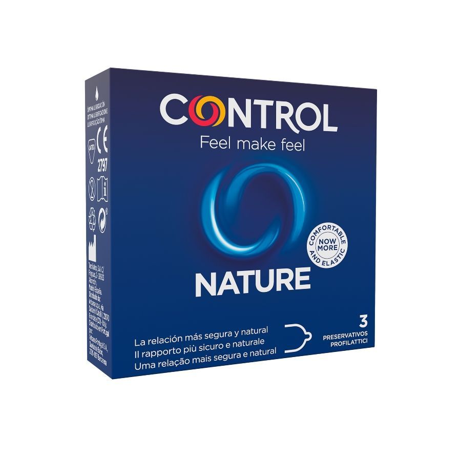 CONTROL - PRESERVATIVI ADAPTA NATURE 3 UNITÀ CONTROL CONDOMS