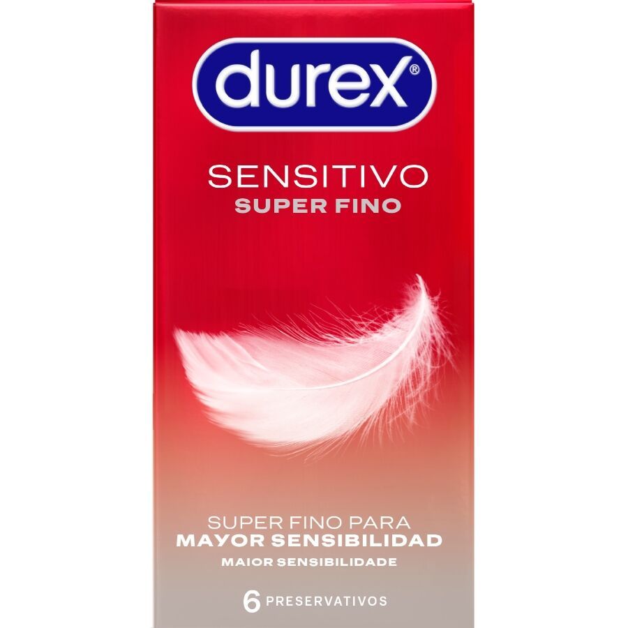 DUREX - SUPER SOTTILI SENSITIVE 6 UNITÀ DUREX CONDOMS