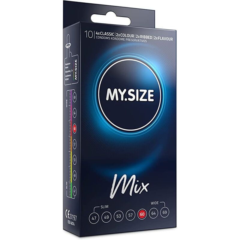 MY SIZE - MIX PRESERVATIVI 60 MM 10 UNIT MY SIZE MIX