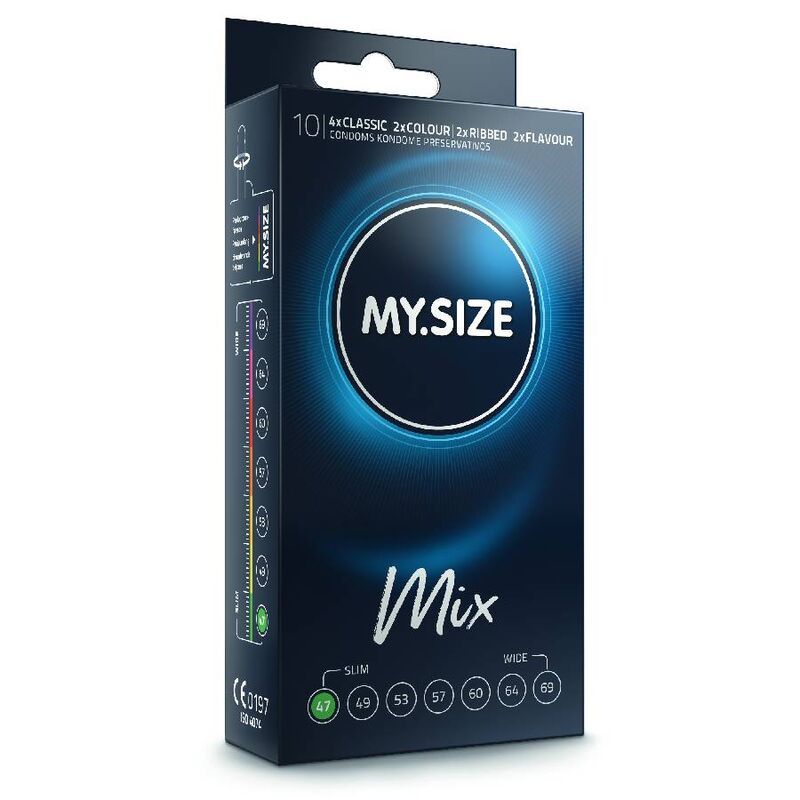 MY SIZE - MIX PRESERVATIVI 47 MM 10 UNIT MY SIZE MIX