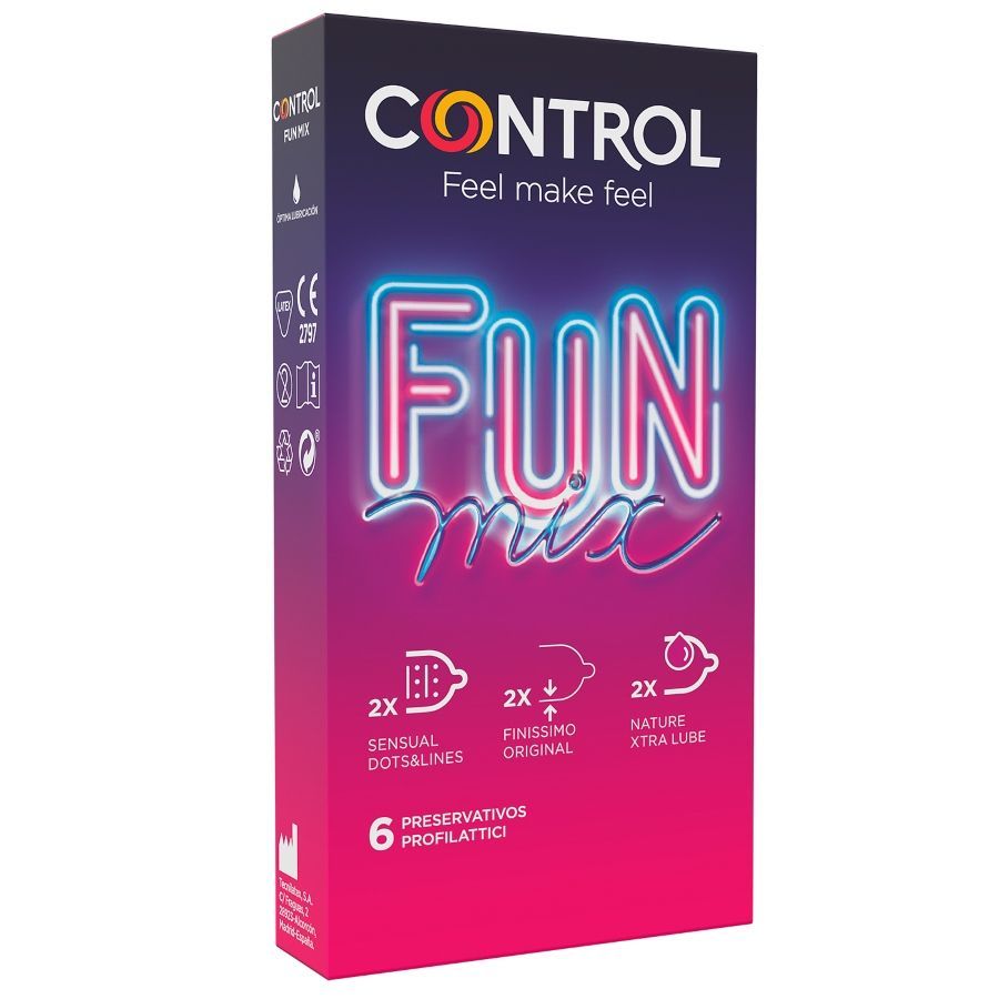 CONTROL - SENTITI DIVERTIMENTO MIX 6 UDS CONTROL CONDOMS