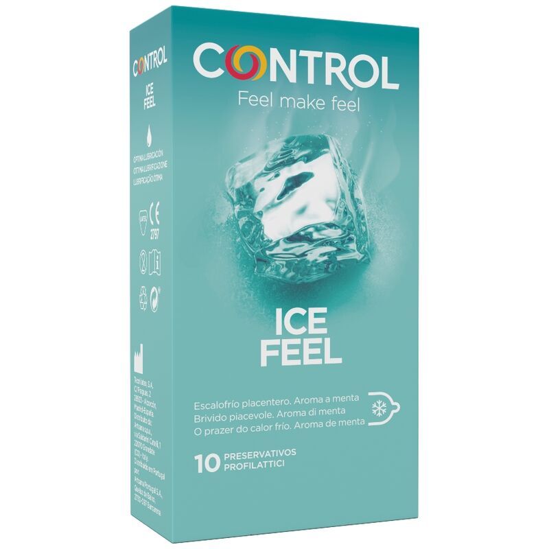 CONTROL - EFFETTO ICE FEEL COOL 10 UNITÀ CONTROL CONDOMS