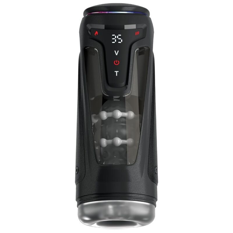 PDX ELITE - MOTO-BATOR PRO MASTURBATORE AUTOMATICO VIBRANTE E RISCALDANTE CON PROTEZIONE, 26,5 CM PDX ELITE