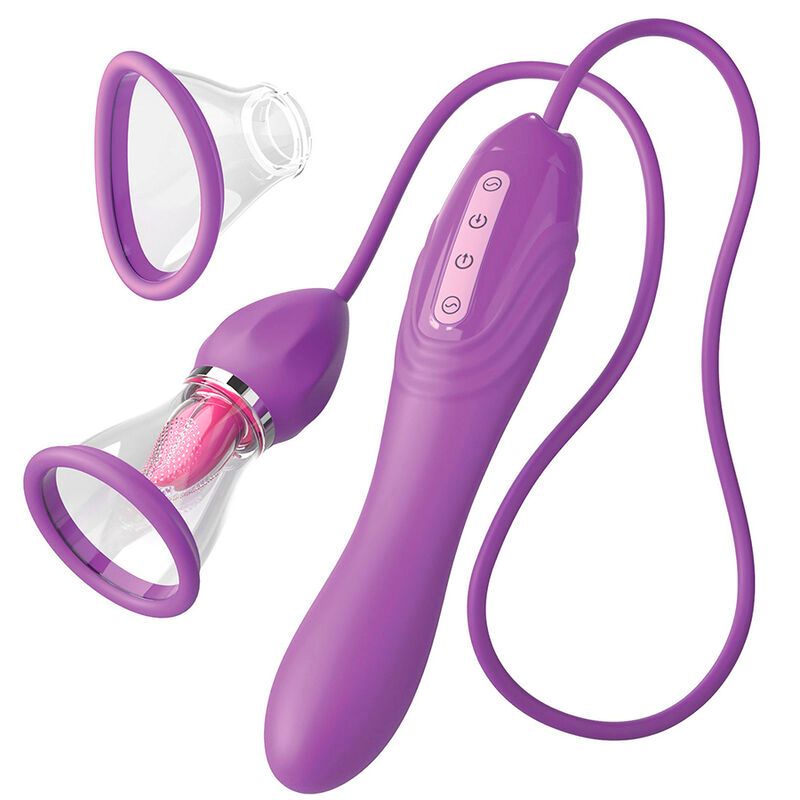 FANTASY FOR HER - TUBO DI ASPIRAZIONE MASSIMO PIACERE CON LINGUA STIMOLANTE VIOLA FANTASY FOR HER