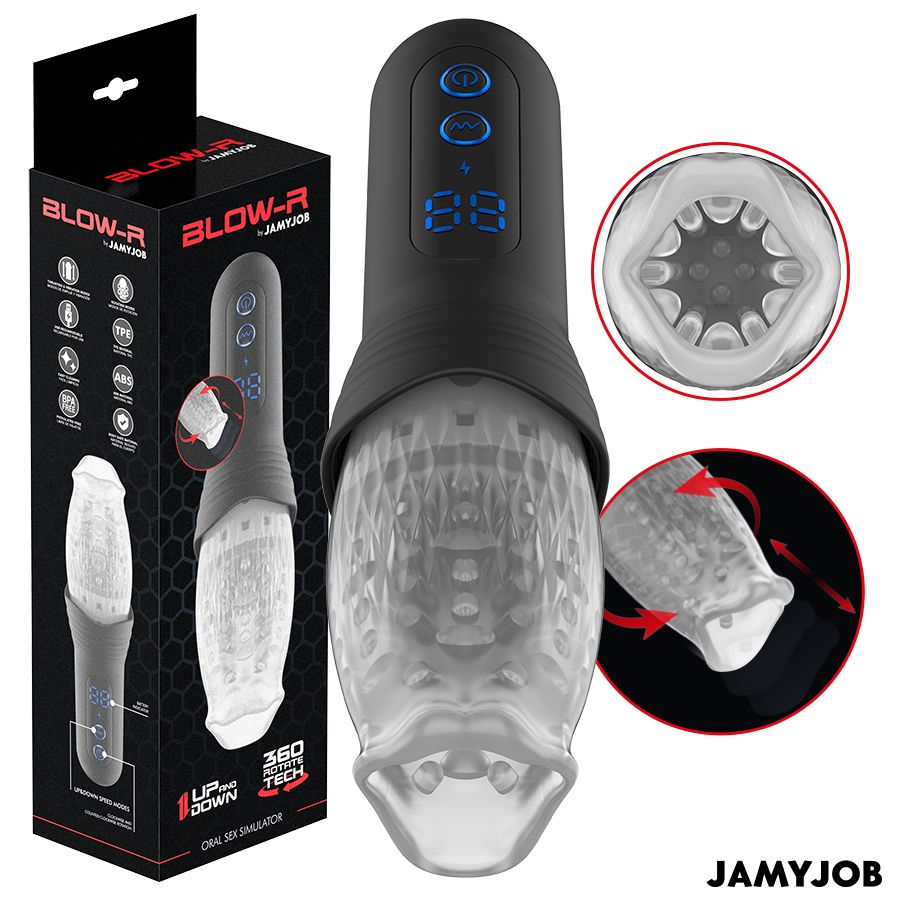 JAMYJOB - MASTURBATORE BLOW-R CON SPINTA E ROTAZIONE JAMYJOB