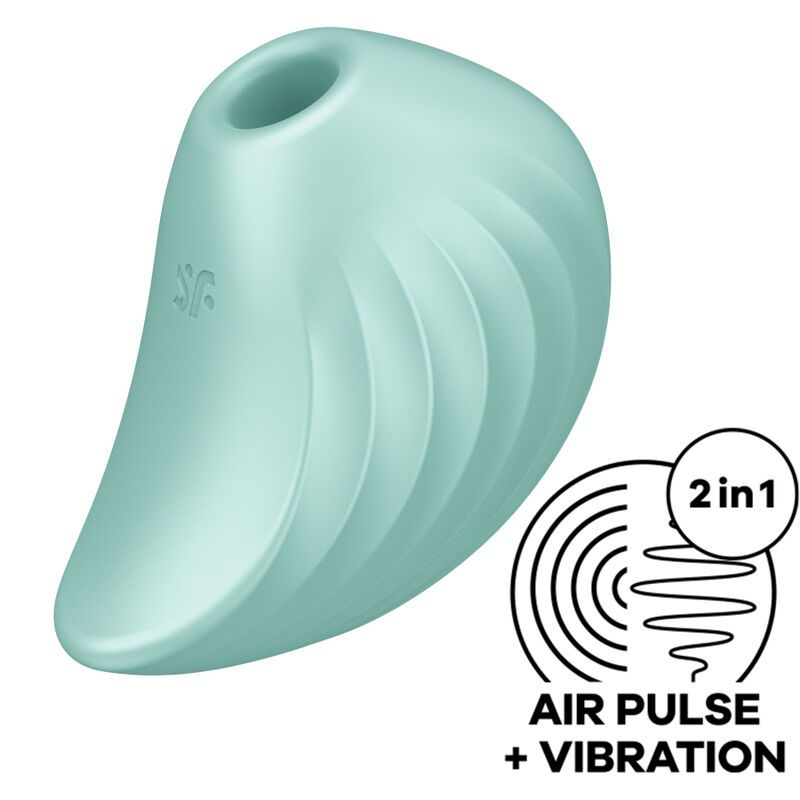 SATISFYER - PEARL DIVER STIMULATOR UND VIBRATOR GRÜN SATISFYER AIR PULSE