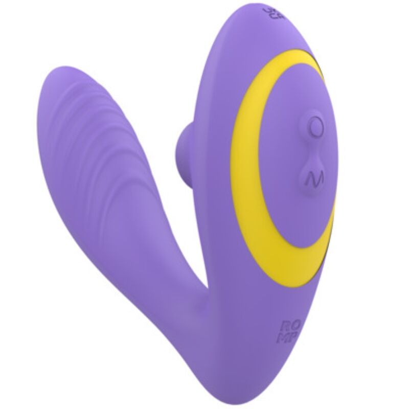ROMP - REVERB STIMOLATORE DEL PUNTO G E DISPOSITIVO DI ASPIRAZIONE CLITORIDEA REVERB VIOLA ROMP