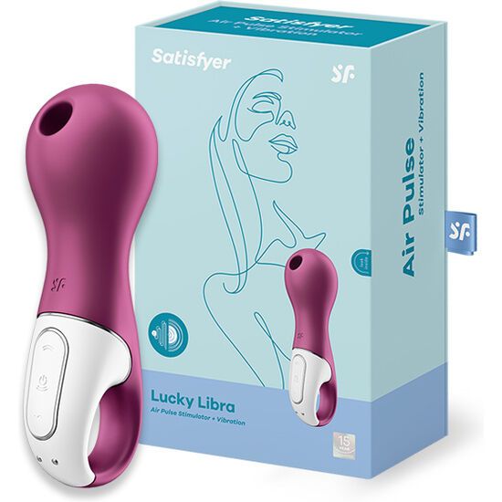 SATISFYER - STIMOLATORE E VIBRATORE LUCKY LIBRA SATISFYER AIR PULSE