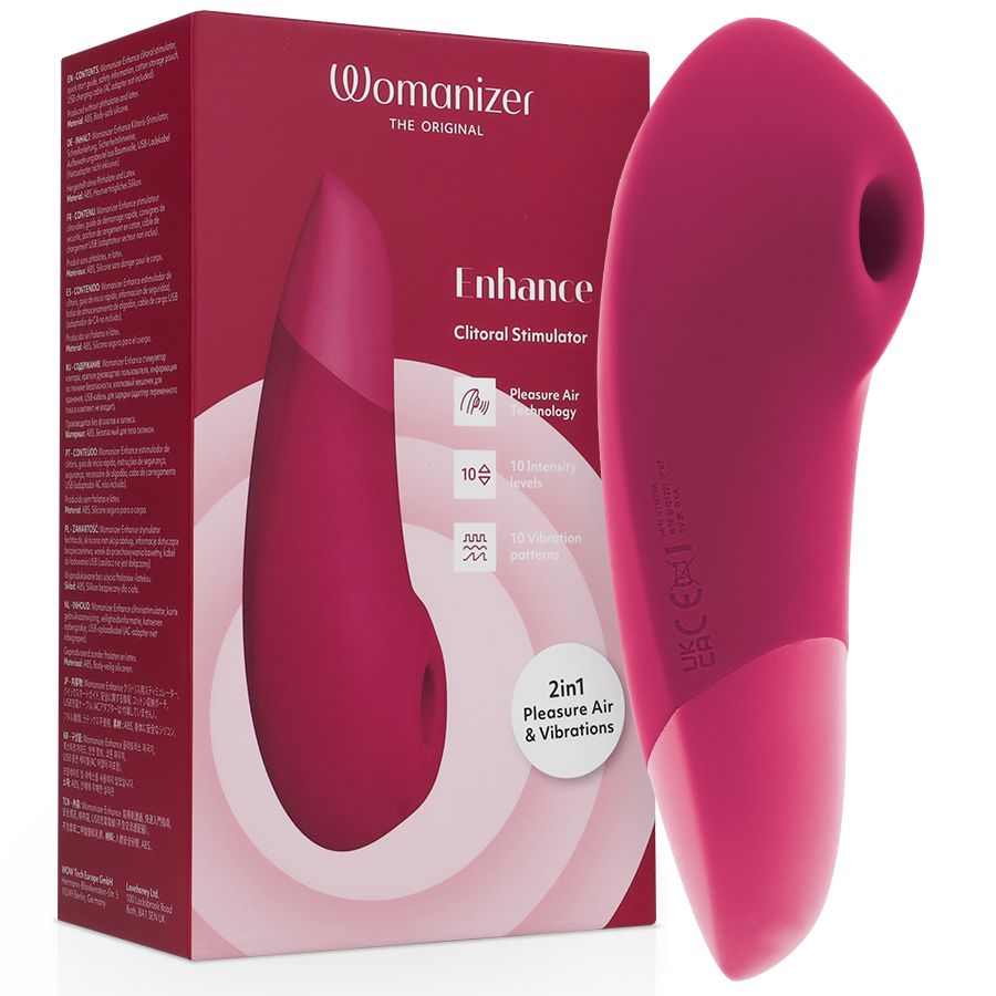 WOMANIZER - STIMOLATORE CLITORIDEO ROSA VIBRANTE WOMANIZER