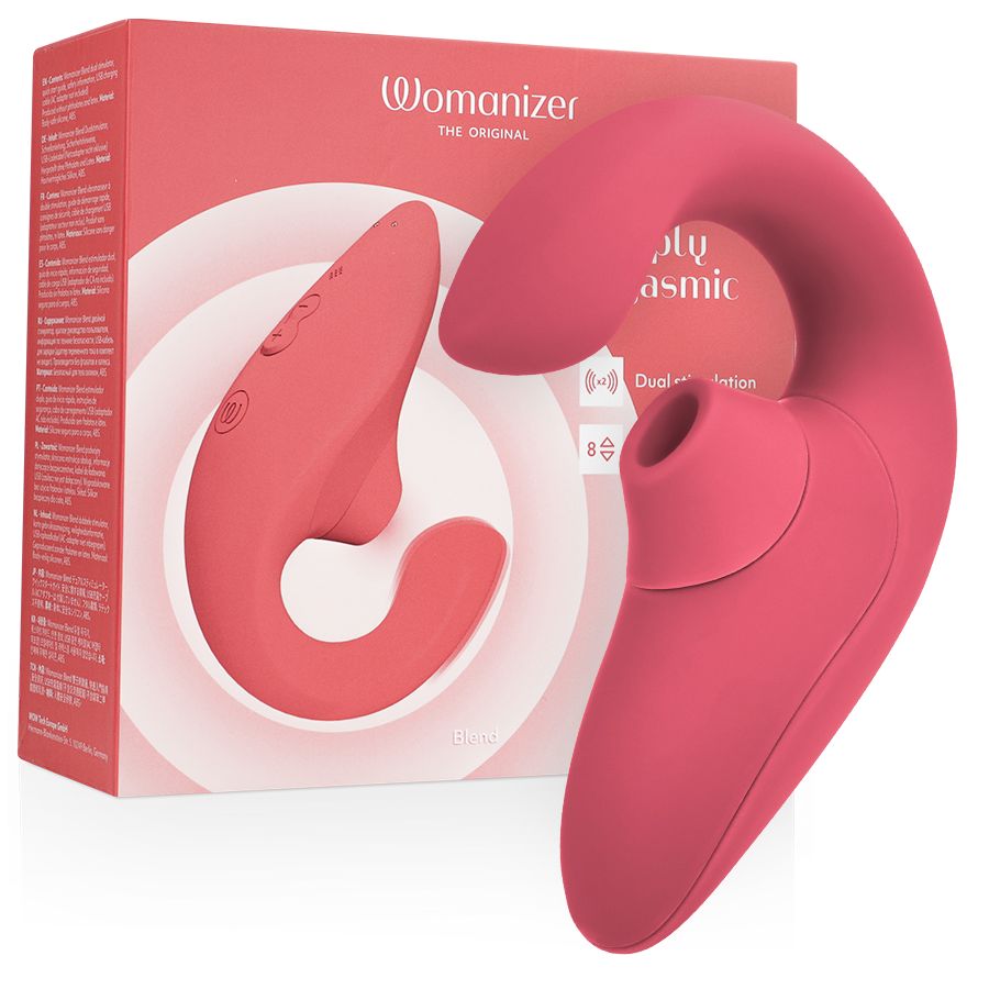 WOMANIZER - VIBRATORE STIMOLATORE CONIGLIO BLEND VIBRANT ROSE WOMANIZER