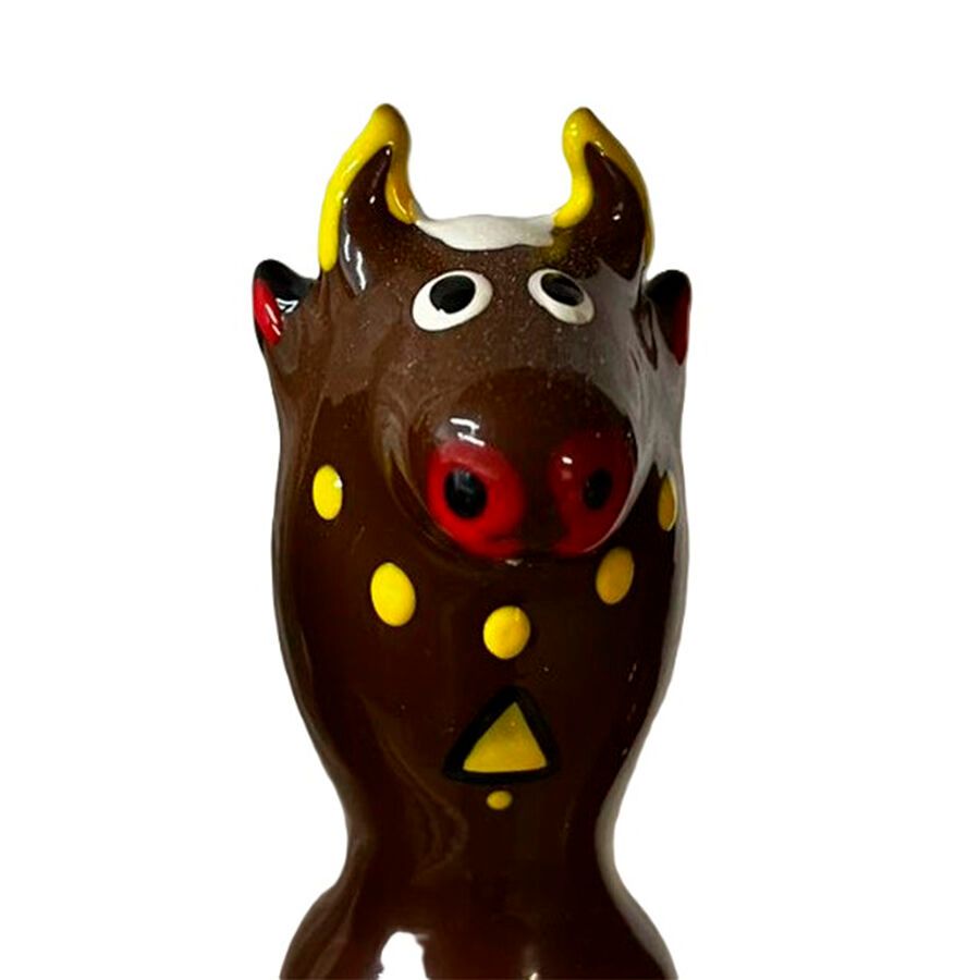 CONDOMERIE - PRESERVATIVI NOVITÀ DIPINTI A MANO BULL BLACK MODELLO 2 CONDOMERIE