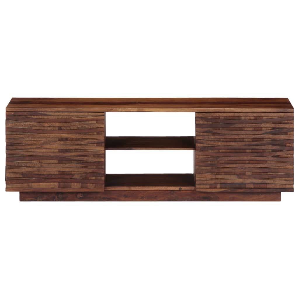 Mobile Porta TV 120x30x40 cm in Legno Massello di Acacia vidaXL