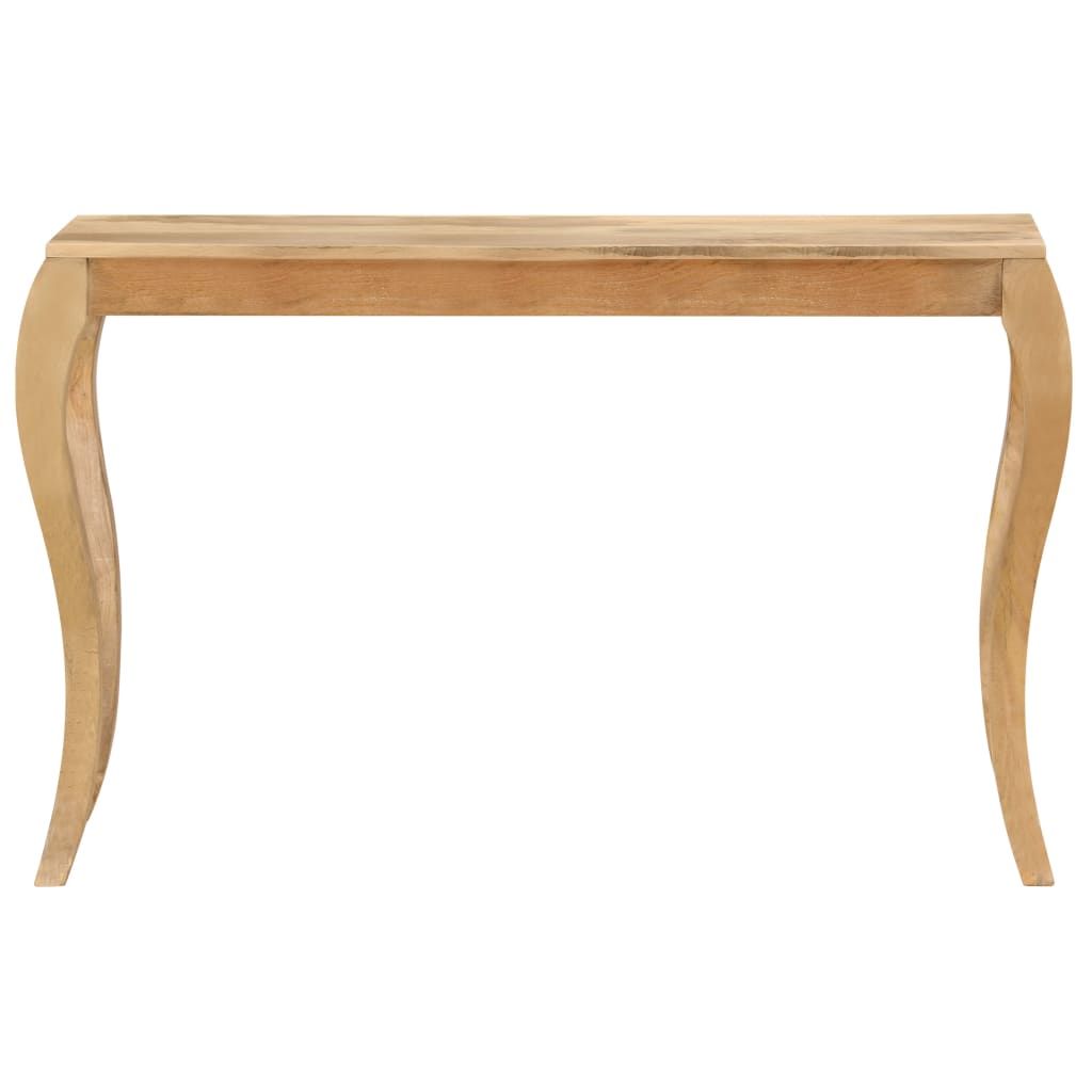Tavolo Consolle in Legno Massello di Mango 118x38x76 cm vidaXL