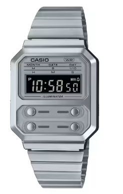 CASIO VINTAGE Mod. EDGY COLLECTION - SILVER