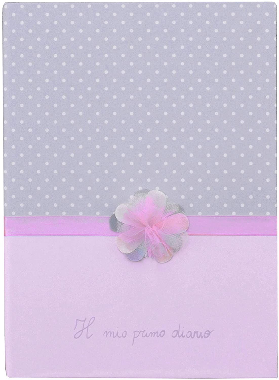 MAMAMOUR - Diario baby 6 anni - rosa - con ciondolo d'argento 925/Baby diary 6 years - pink -  with sterling silver 925 pendant