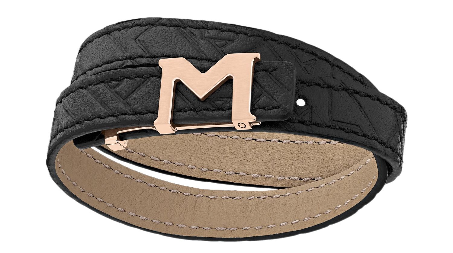 MONTBLANC LEATHER Mod. M LOGO