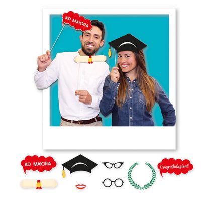 Photo Booth Laurea - 8 fantasie - Big Party BIG PARTY