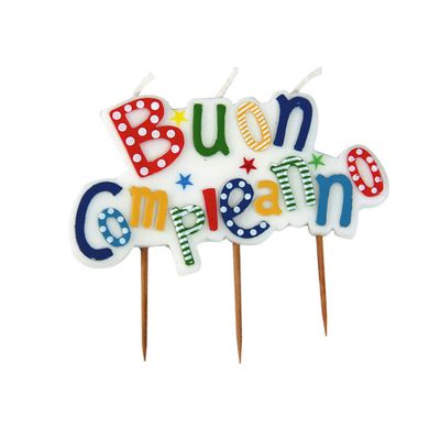 Candelina picks - Buon Compleanno - multicolor - Big Party BIG PARTY