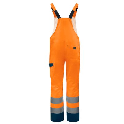 Salopette alta visibilità M1SA2HV - taglia L - arancio fluo - Deltaplus DELTAPLUS