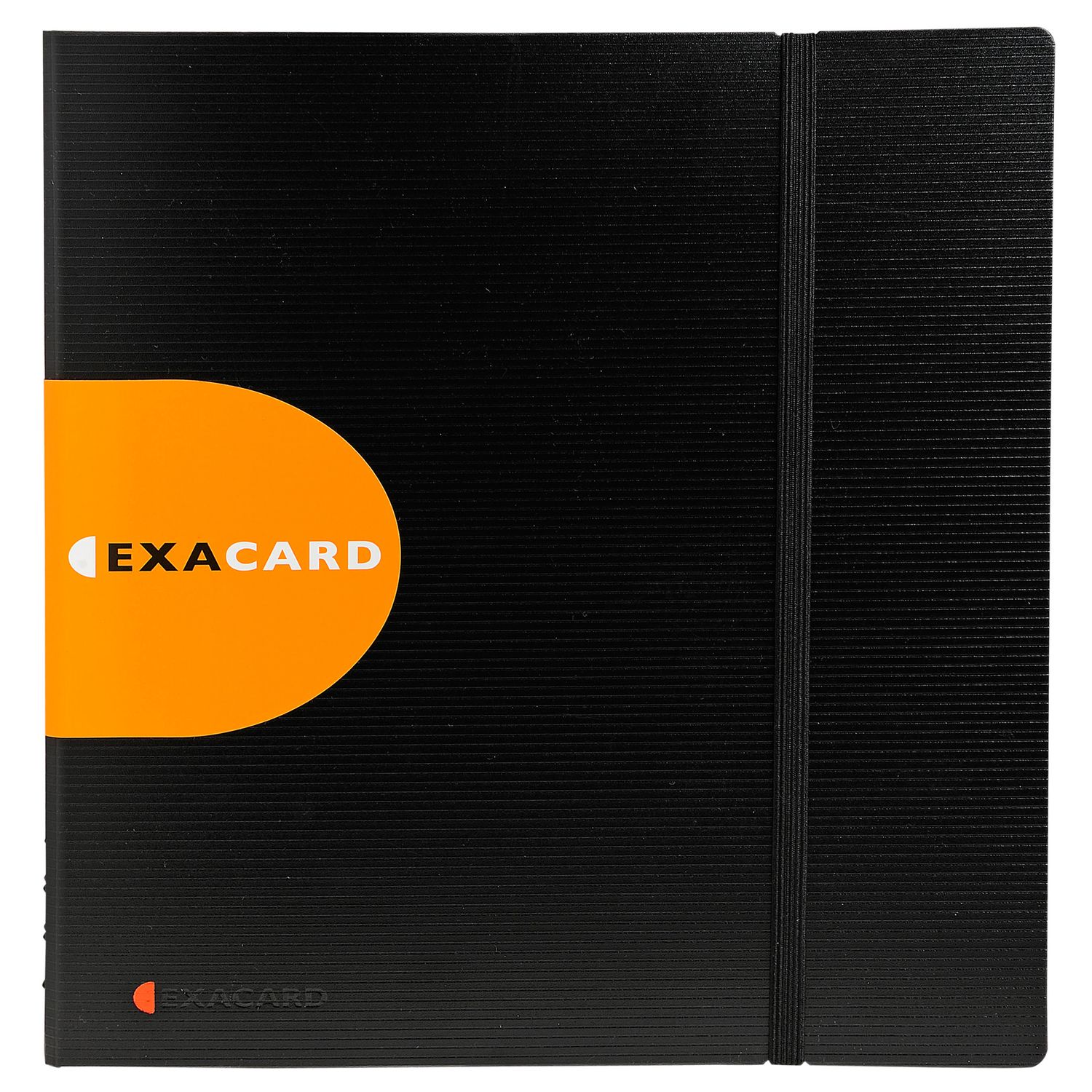 Portabiglietti da visita Exacard - 320 posti - 26,5x25 cm - nero - Exacompta EXACOMPTA
