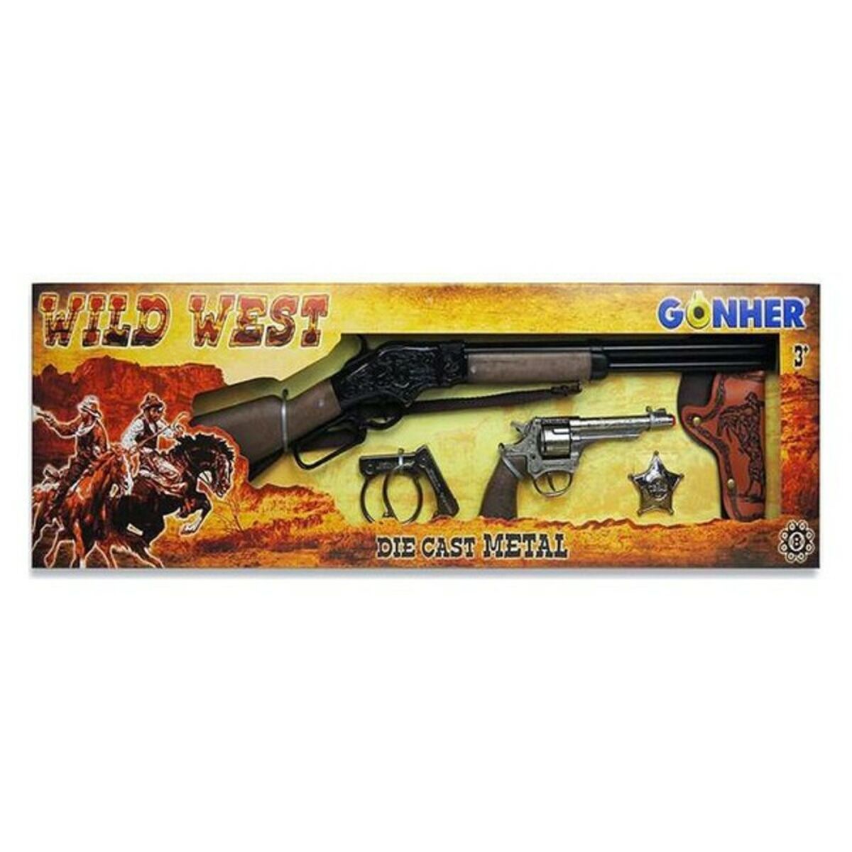 Gonher: Set Pistole del West Gonher 498/0 77 x 23 x 5 cm (77 x 23 x 5 cm)