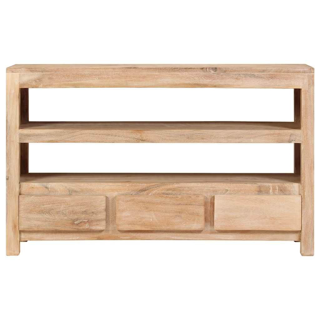 Mobile Porta TV in Legno di Acacia 90x30x55 cm Marrone Chiaro vidaXL