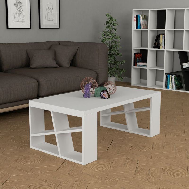 Tavolino da salotto Honey colore bianco Effezeta