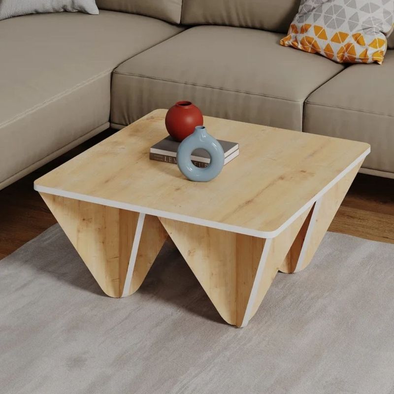 Tavolino da salotto Diamond quadrato rovere Effezeta