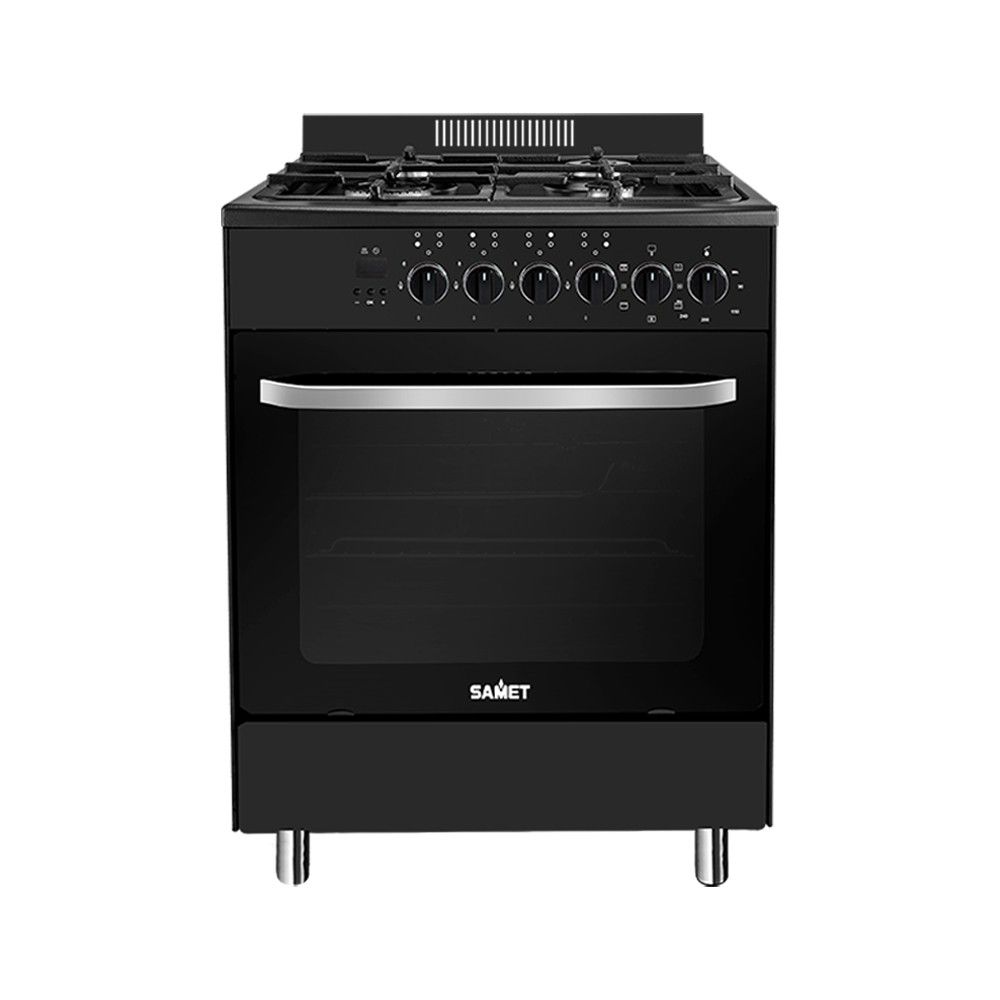 Cucina Stromboli 60x60 cm. con forno multifunzione e grill elettrico colore nero classe A Samet Effezeta