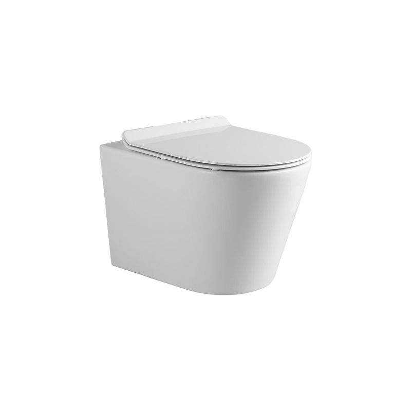 WC sospeso rimless YJ-2392 48.5x36x.36.5 cm bianco lucido Effezeta