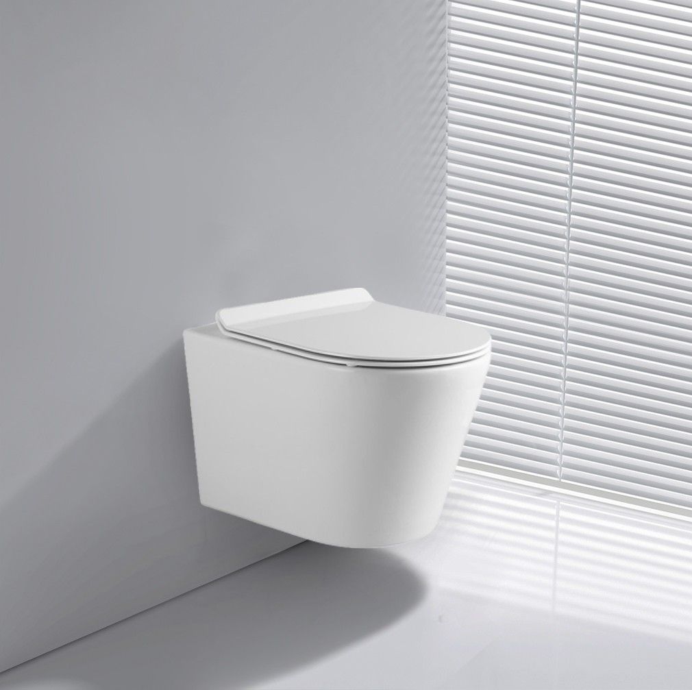WC sospeso rimless YJ-2392 48.5x36x.36.5 cm bianco lucido Effezeta
