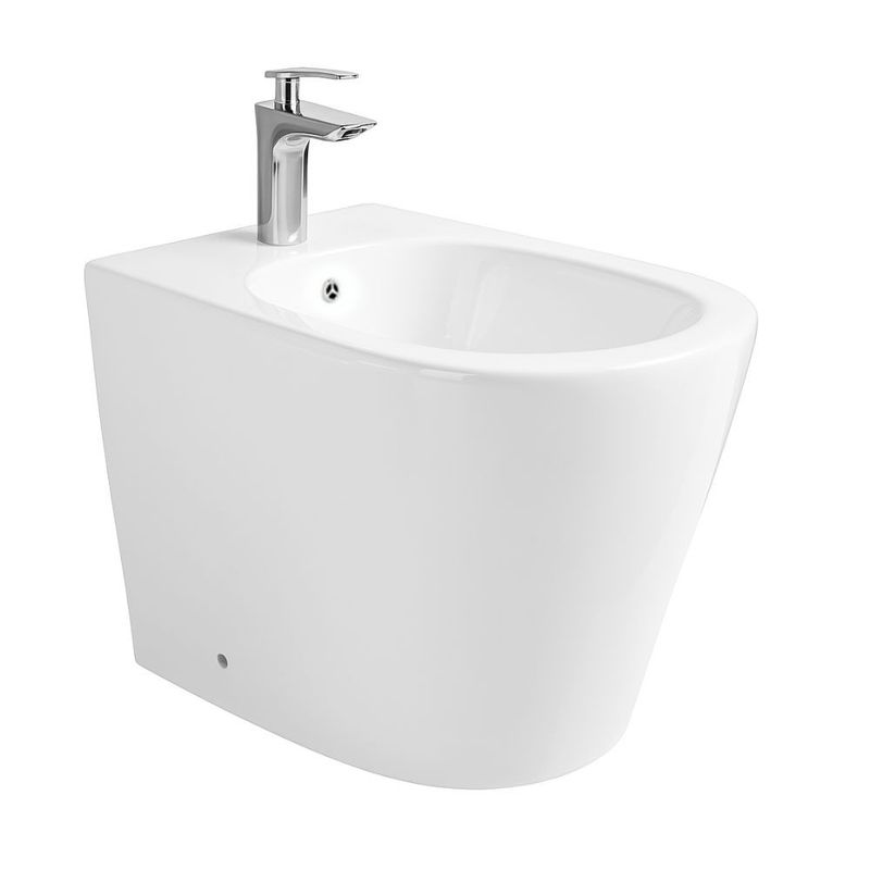 Bidet a pavimento YJ-1380F bianco lucido 36.5x56x40 cm. Effezeta Bidet a pavimento YJ-1380F bianco lucido 36.5x56x40 cm. Effezeta