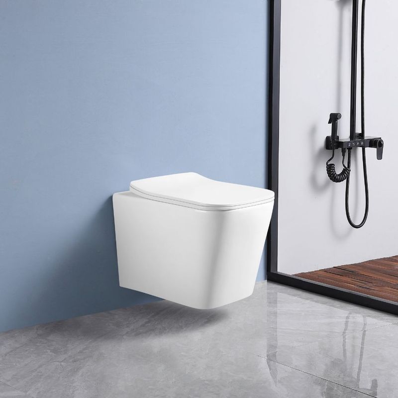WC sospeso YJ-2303 con scarico a parete bianco lucido Effezeta WC sospeso YJ-2303 con scarico a parete bianco lucido Effezeta