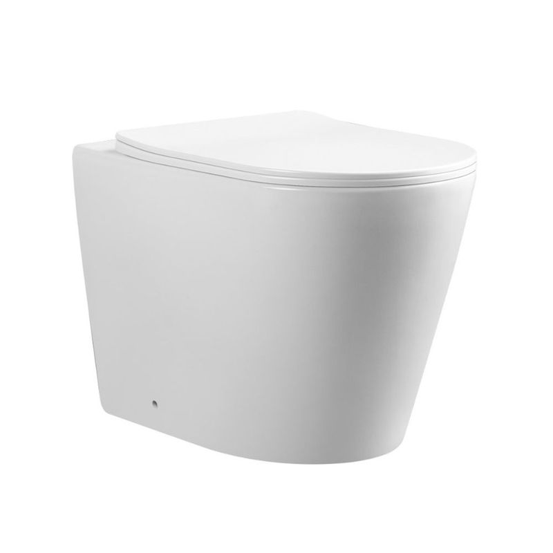 WC a pavimento YJ-3380BI in bianco lucido 36x56x40 cm. Effezeta WC a pavimento YJ-3380BI in bianco lucido 36x56x40 cm. Effezeta