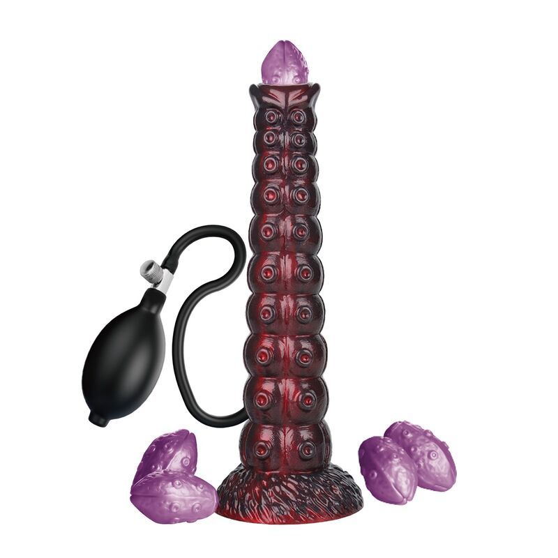 POWER MONSTERS - VOIDCLAW BRUTE DILDO GONFIABILE IN SILICONE BICOLORE FANTASY 29 CM Ø 5.7 CM POWER MONSTERS