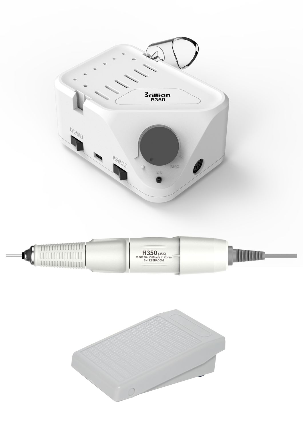 STRONG B350 / H350 - WHITE.MICROMOTOR STRONG B350 / H350