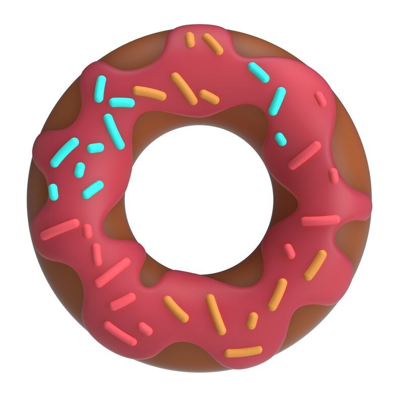 PRETTY LOVE - ANELLO PER PENE SUPER DONUT ROSA FOR HIM