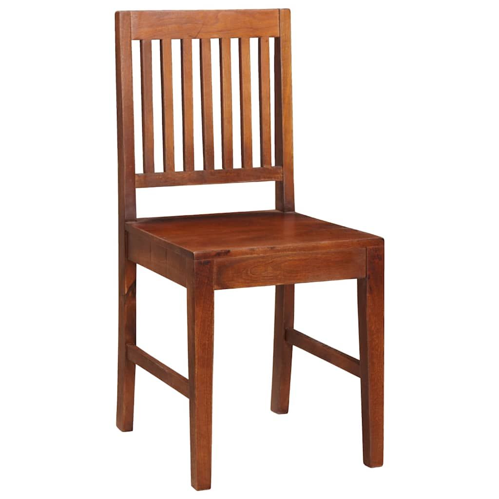 Sedie da Pranzo 4 pz in Legno Massello di Mango vidaXL