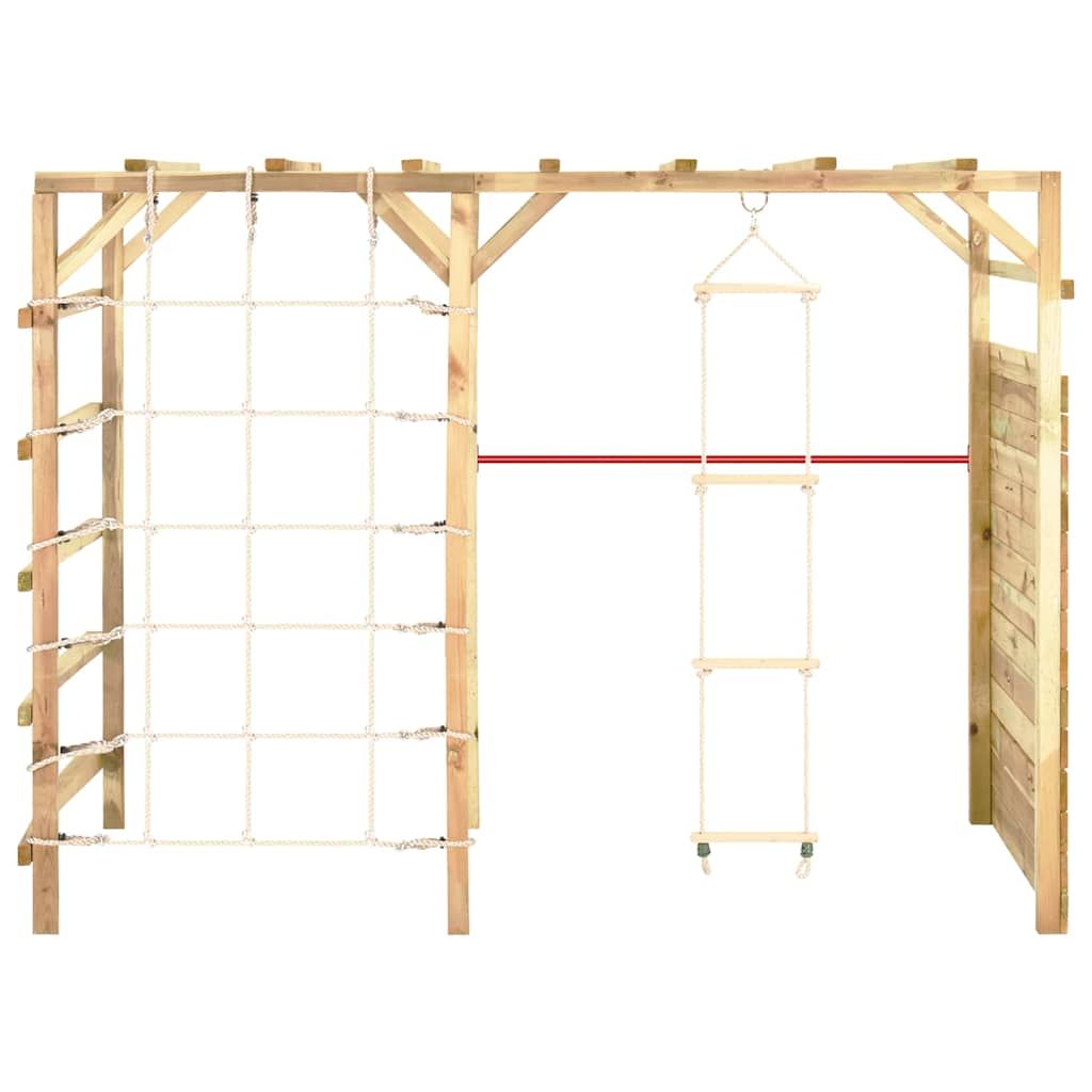 Struttura di Arrampicata 240x100x170cm Legno di Pino Impregnato vidaXL