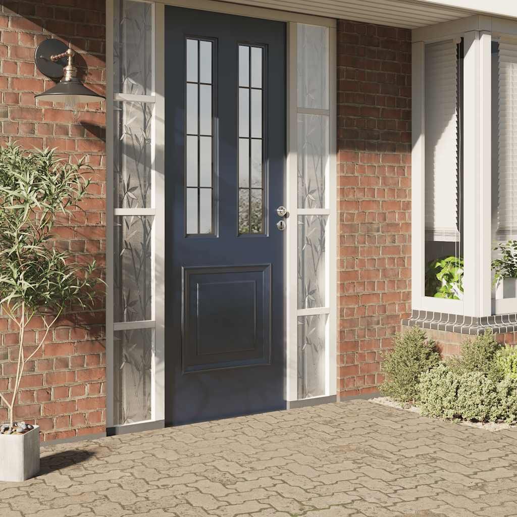 Pellicola per Finestra Smerigliata Motivo Bambù 90x500 cm PVC vidaXL