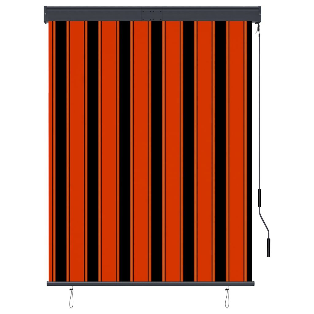 Tenda a Rullo per Esterni 120x250 cm Arancione e Marrone vidaXL