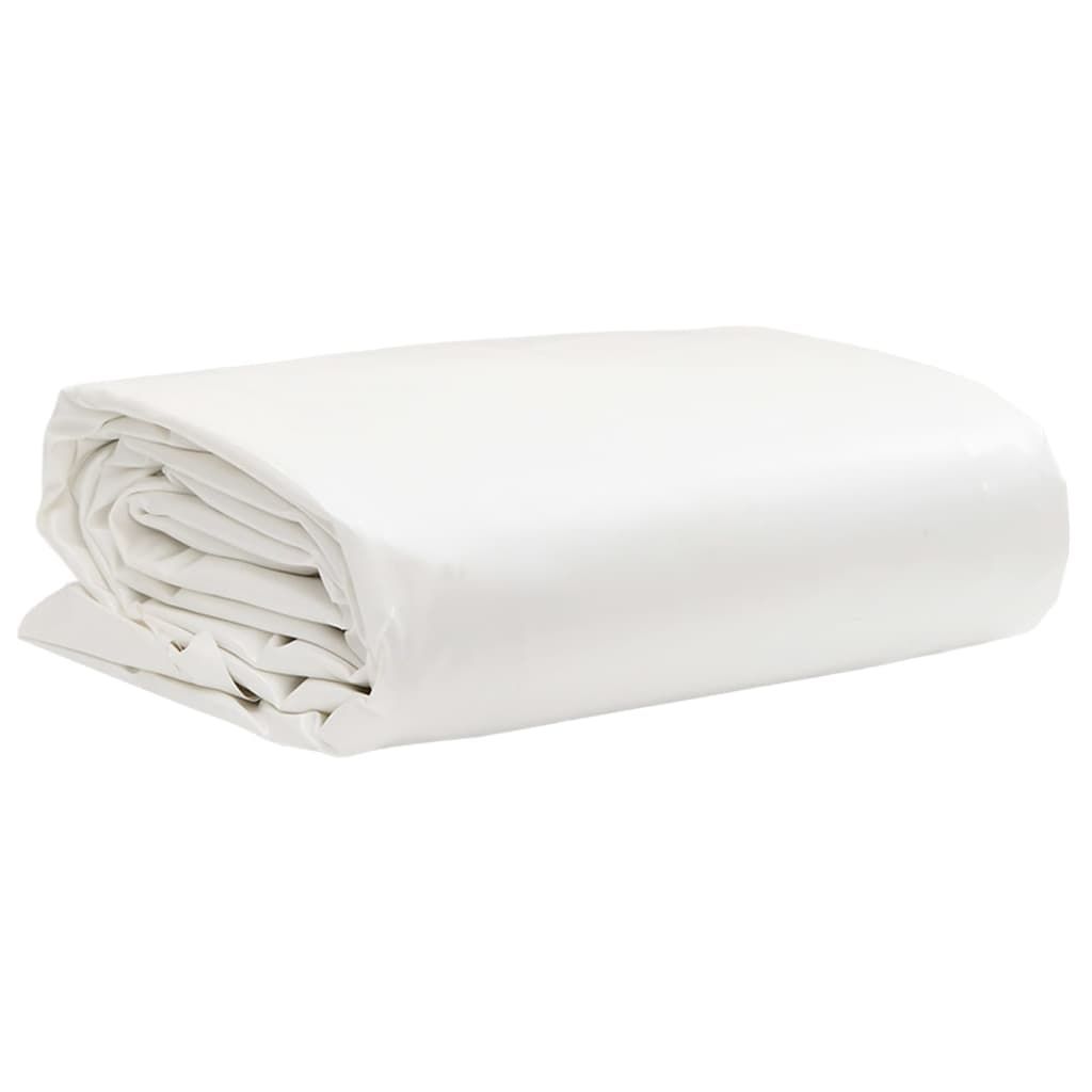 Telone Bianco 5x6 m 650 g/m² vidaXL