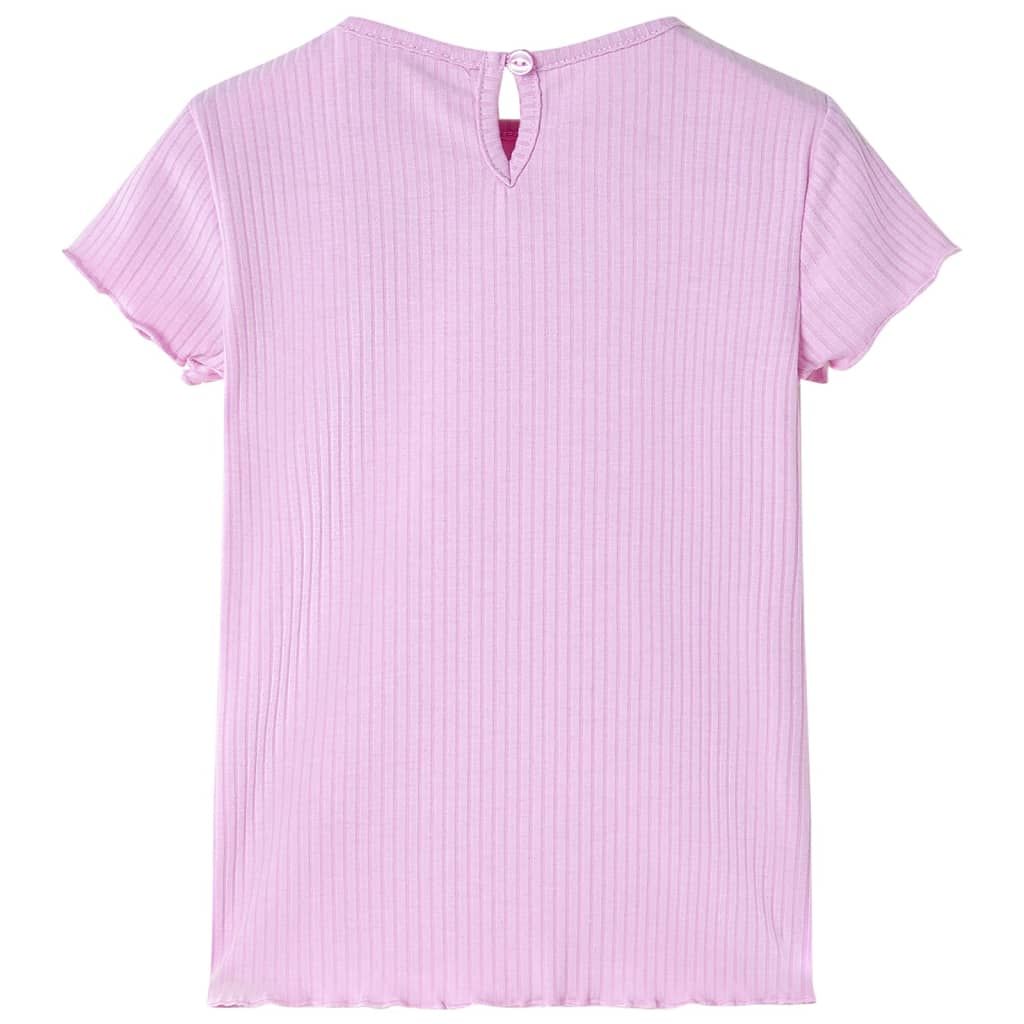 Maglietta da Bambina Rosa Chiaro 104 vidaXL