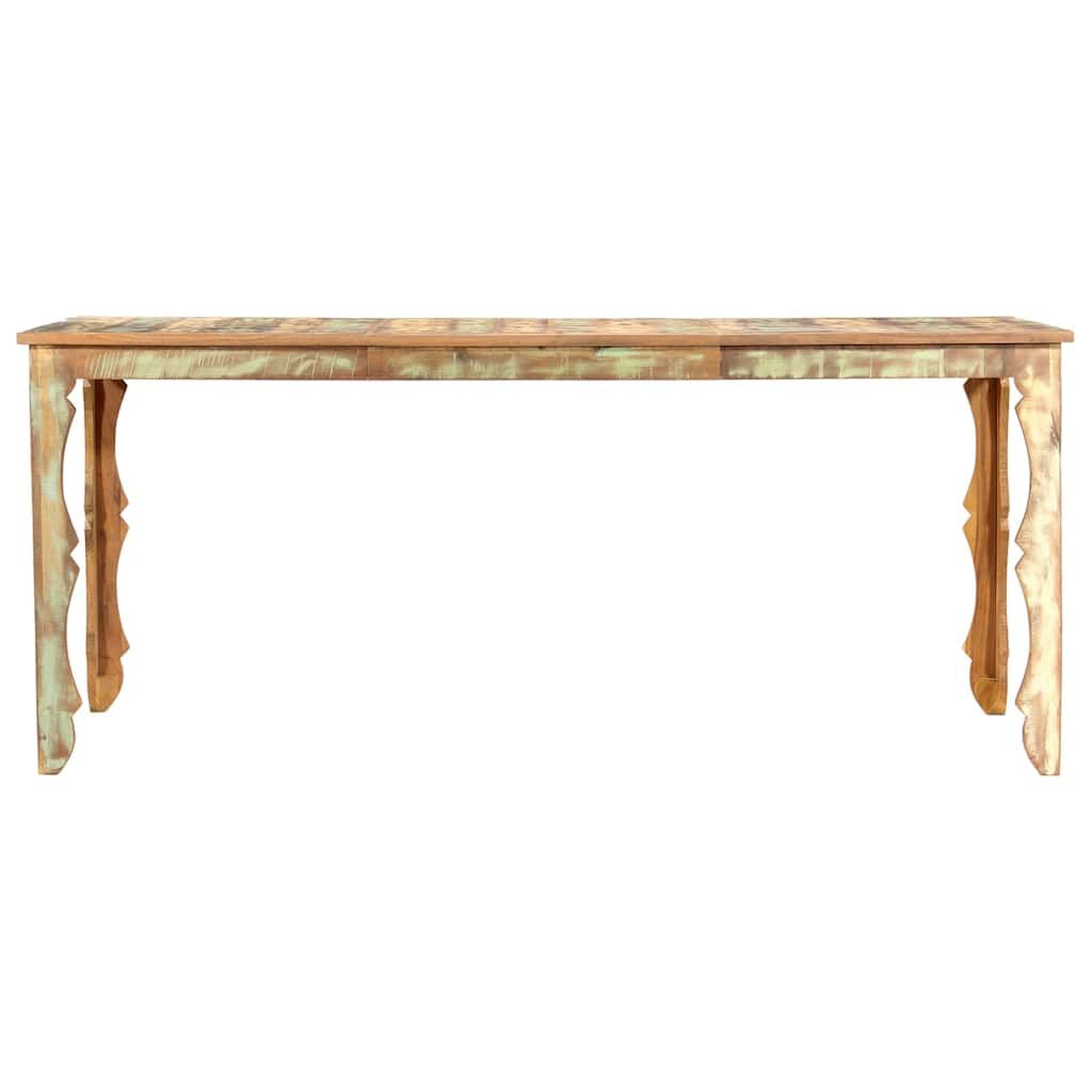 Tavolo da Pranzo 180x90x76 cm in Legno Massello di Recupero vidaXL
