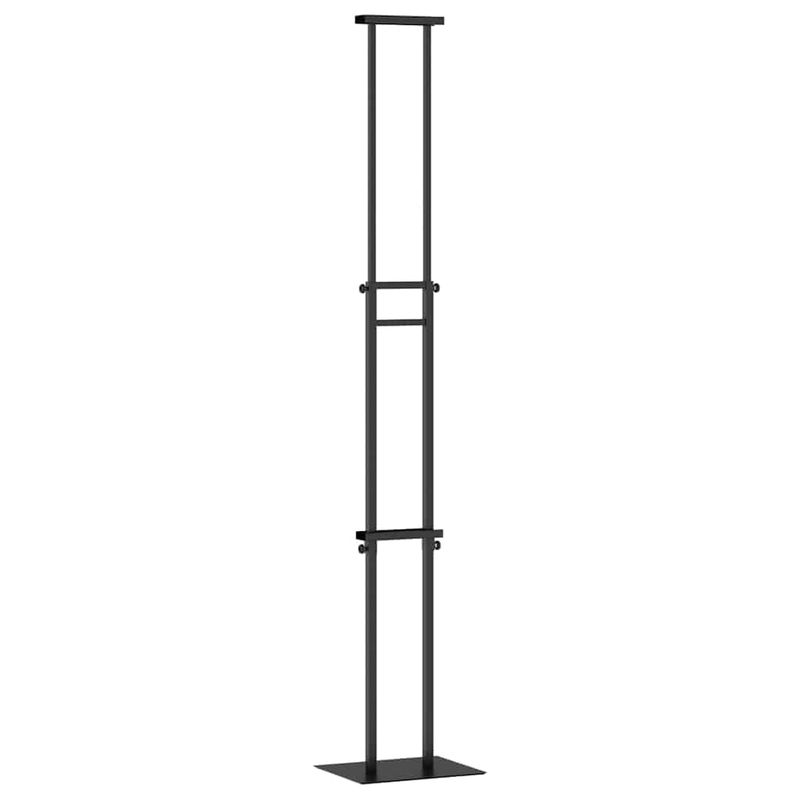 Espositori per Fiere Nero 30 x 23,5 x 210 cm Acciaio vidaXL
