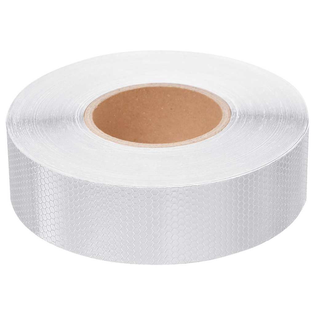 Nastro Riflettente bianco 5 cm x 50 m PVC vidaXL