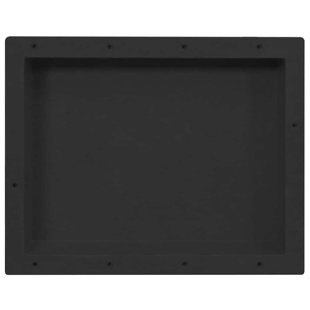 Nicchia da Doccia in Nero Opaco 41x51x10 cm vidaXL