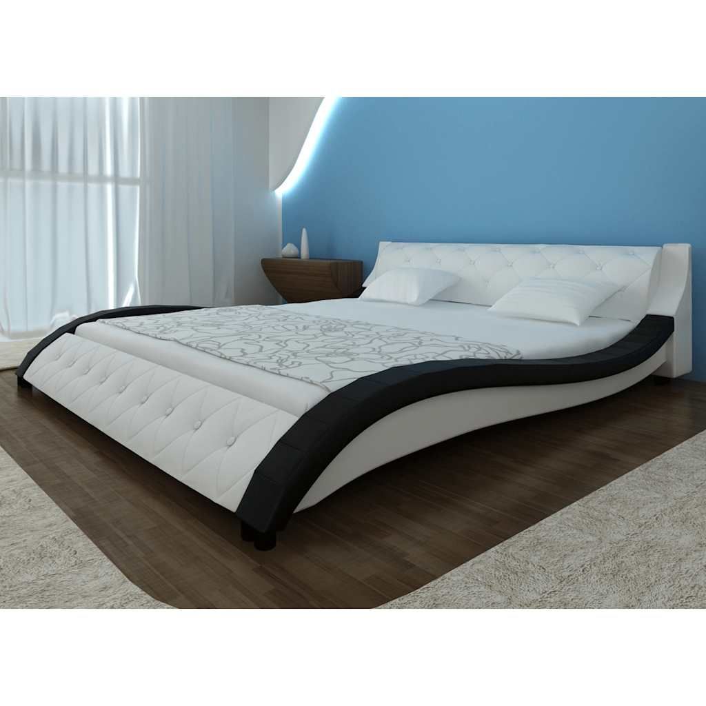 Letto con Materasso Memory Foam in Similpelle 140x200 cm vidaXL