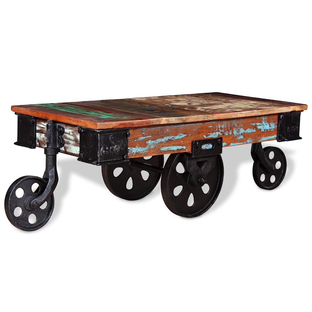 Tavolino da Salotto in Legno di Recupero 90x45x35 cm vidaXL