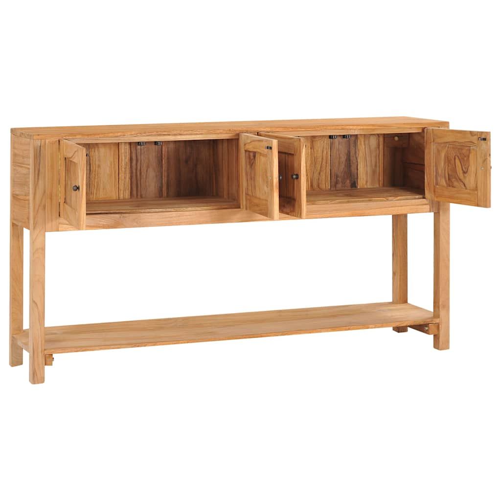 Credenza 140x30x75 cm in Legno Massello di Teak vidaXL